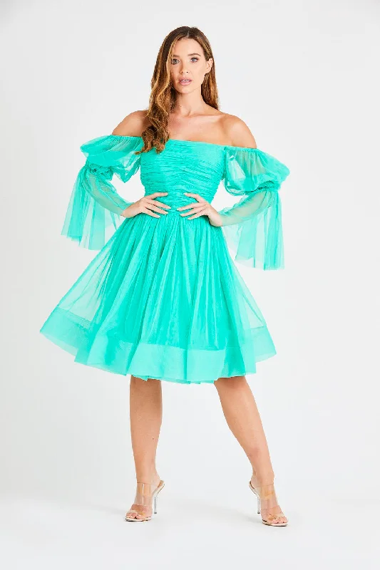 Amora Green Tulle Dress