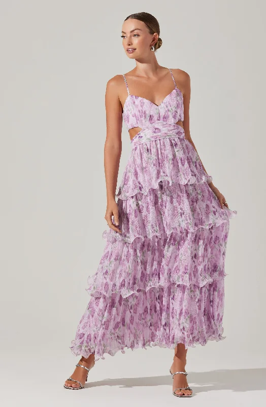 Jaiden Floral Tiered Maxi Dress