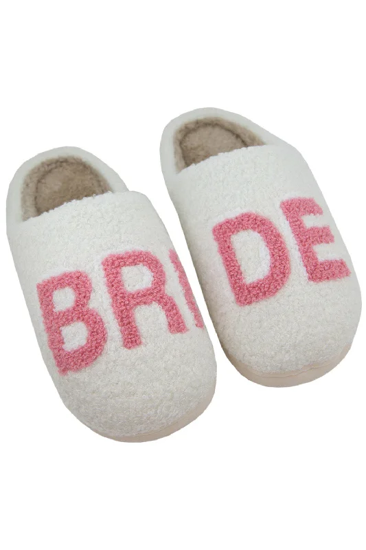 Bride Slippers - White