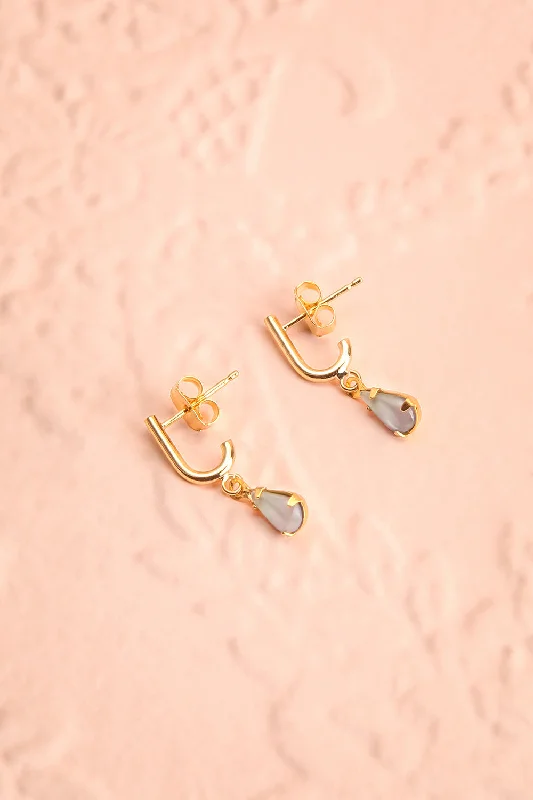 Charline Opal | Pendant Earrings